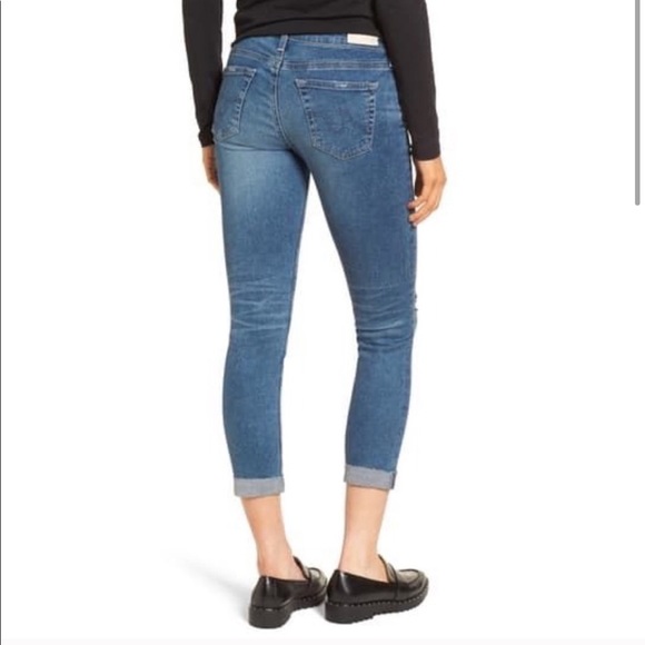 [NWT] AG | Destructed Stilt Crop Ankle Jeans - Picture 2 of 6